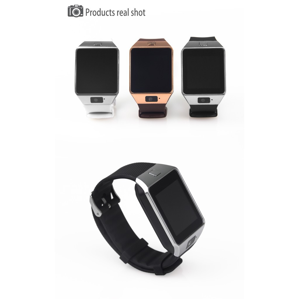 Đồng hộ deo thay thông minh DZ09 có hỗ trợ bluetooth thẻ sim và thẻ nhớ TF