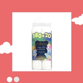 Bông Tẩy Trang Mihoo Túi Mermaid Cotton Pads 200 Miếng