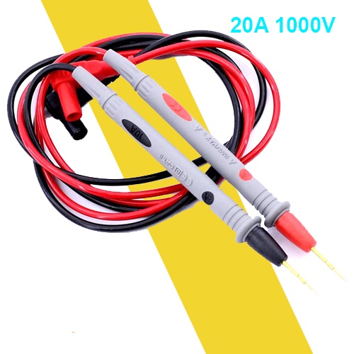 Dây đo đồng hồ vạn năng loại tốt kim nhọn 20A 1000V