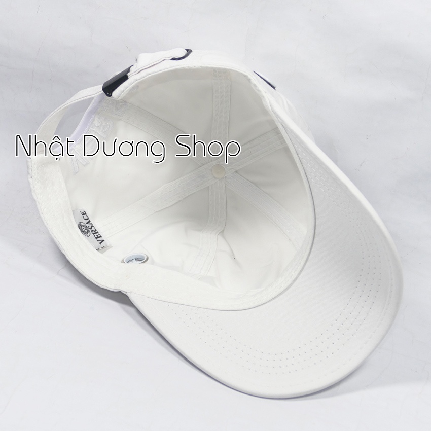 Nón kết thêu mặt da VERSACE đẹp sang trọng phù hợp cho cả nam và nữ yêu thích nón xịn.