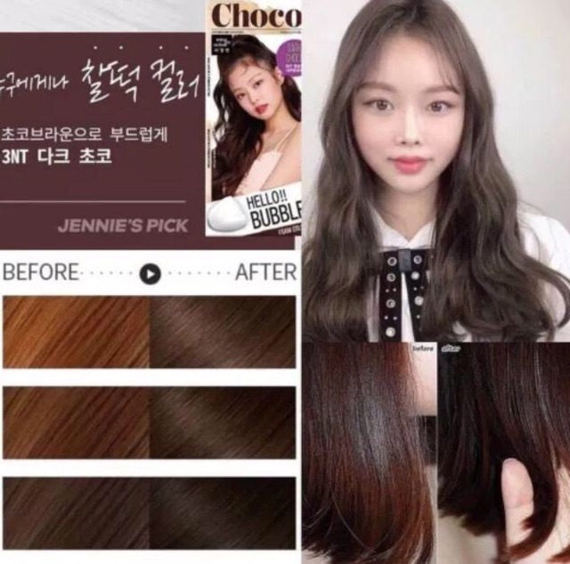 [FREESHIP] Thuốc Nhuộm Tóc BlackPink/ Thuốc Nhuộm Tóc Tại Nhà Dạng Bọt Mise en Hello Bubble | BigBuy360 - bigbuy360.vn