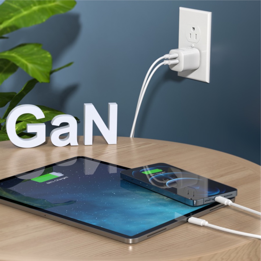 Adapter Củ Sạc 33W PPS/ PD 30W / QC 3.0 2 Cổng Type-C USB-A Nhỏ Gọn CHOETECH PD5006 - Hàng Chính Hãng
