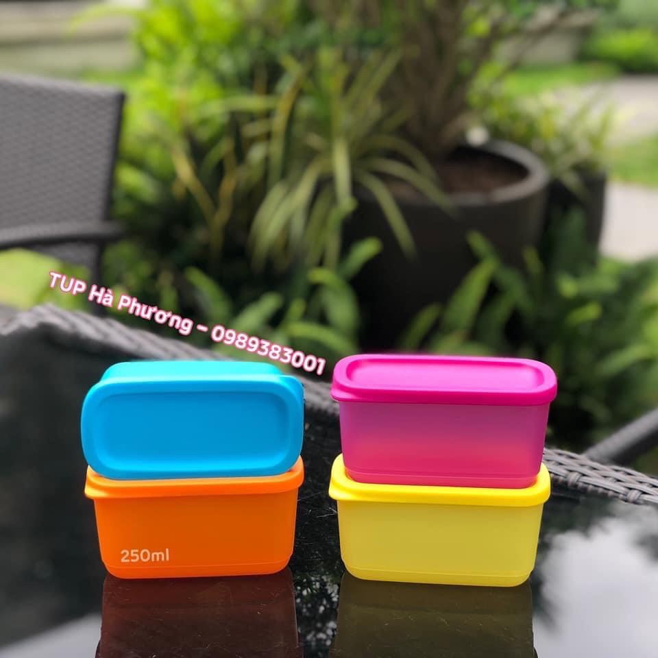 Bộ hộp bảo quản thực phẩm Mini rectangular 250ml tupperware