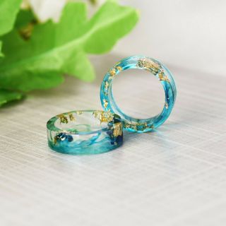 [Ảnh thật] Nhẫn resin sắc màu
