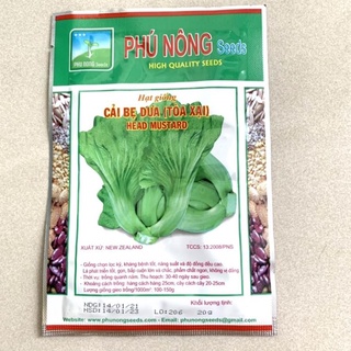 Hạt giống cải bẹ dưa phú nông 20gr