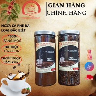 Cà phê hạt Hai Duong Arabi gu cafe đen đá loại Đặc Biệt số 37 phối từ Robusta,Culi, Arabica , pha máy,pha phin