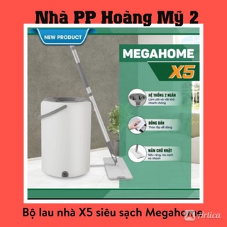 Bộ thùng lau nhà Megahome X5 siêu sạch