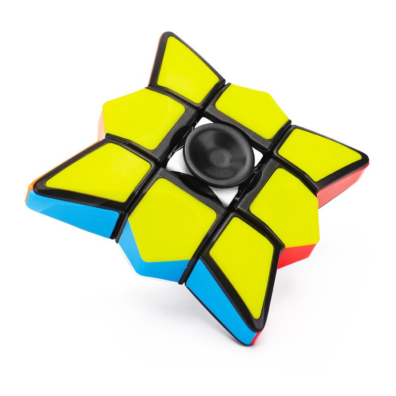 Rubik Spinner Con Quay Biến Thể Windmill Fidget Spinner 1x3x3 Rubic Mẫu Hộp Mới NEW 2021