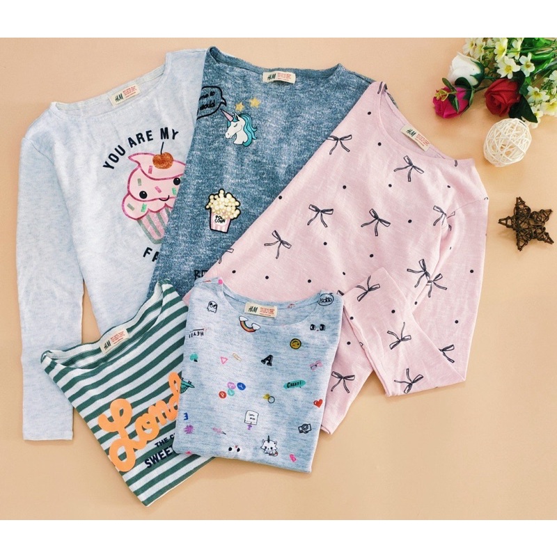 XD- Áo len mỏng size 1/2y-12/14y