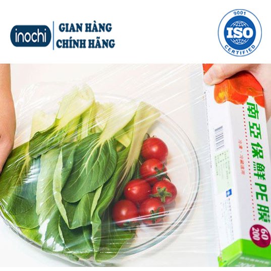 Màng bọc thực phẩm inochi -PE Shinsen  giúp bảo quản thực phẩm an toàn tiện lợi