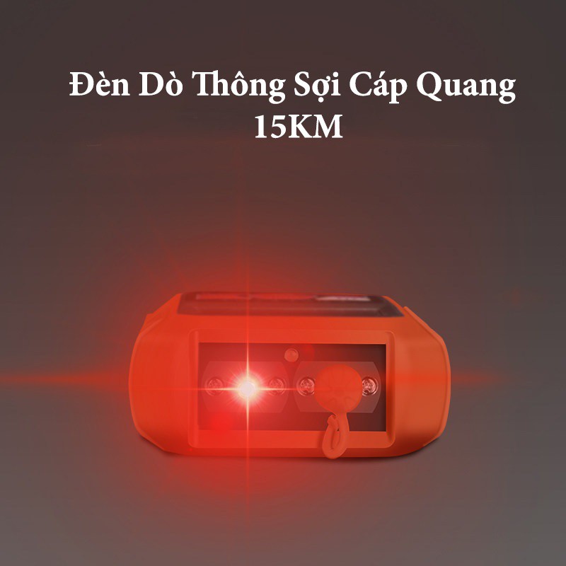 Máy test cáp mạng đa năng - Đo Thông dây mạng RJ45 - Bút soi thông cáp quang 15KM sử dụng pin sạc kết nối PC - Normal 15