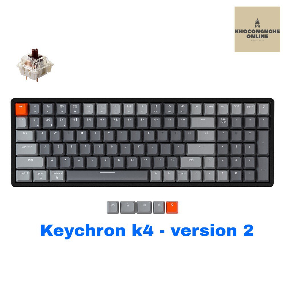 Bàn phím cơ keychron k4 (VERSION 2)