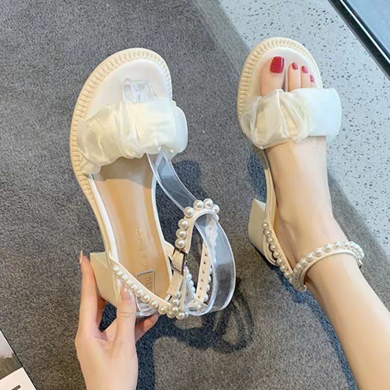 Xăng đan Cao Gót Phong Cách Hàn Quốc Dễ Phối Đồ Thời Trang Cho Nữ