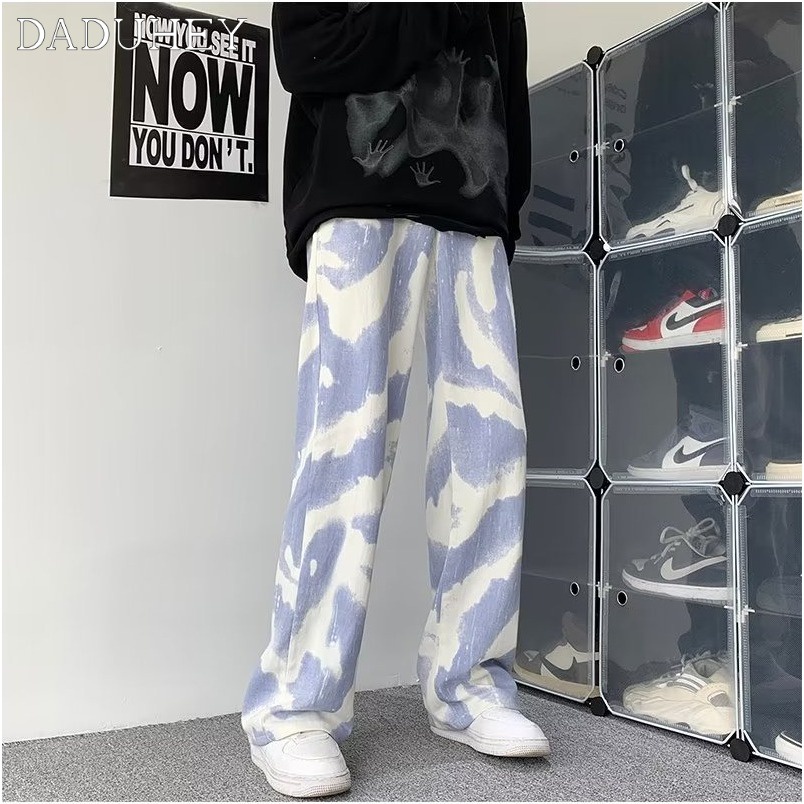 Quần Dài Họa Tiết Rằn Ri Thời Trang Mùa Đông Thoải Mái Cho Nam G10B102059Áo Thun In Chữ I I I I I