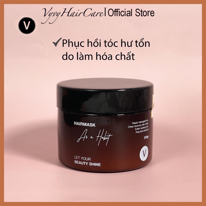 Ủ Phục hồi VyVyHairCare  phục hồi tóc khô xơ chẻ ngọn do lạm dụng hoá chất