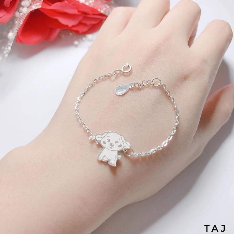 Lắc tay bạc ta 12 con giáp cho bé yêu sản phẩm y hình