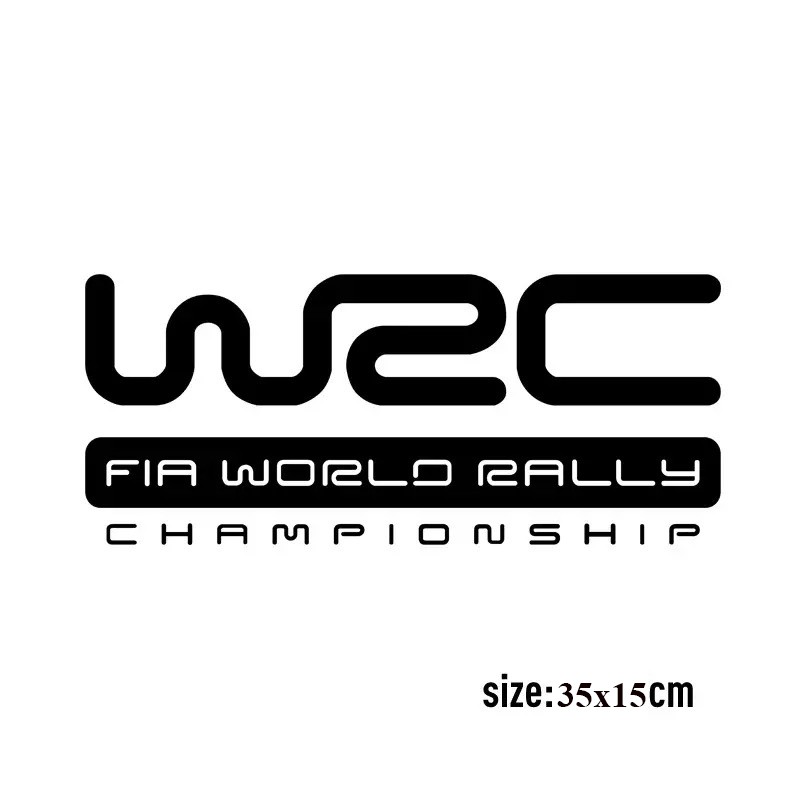 Bộ 2 Tem dán cửa xe ô tô WRC