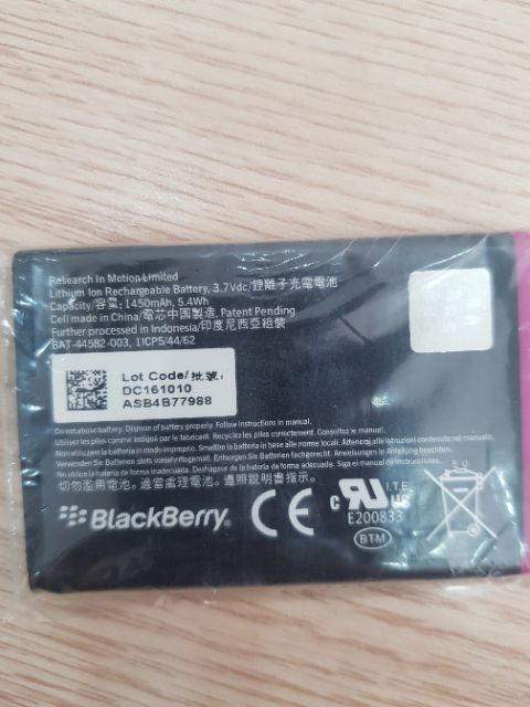 [LKBBZIN] Pin Blackberry JS1(j-s1) 9220/9320/9720  Zin New Chính Hãng