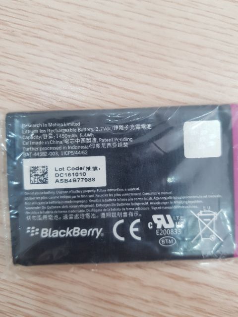 Pin Blackberry JS1 9220/9320/9720  Zin New Chính Hãng