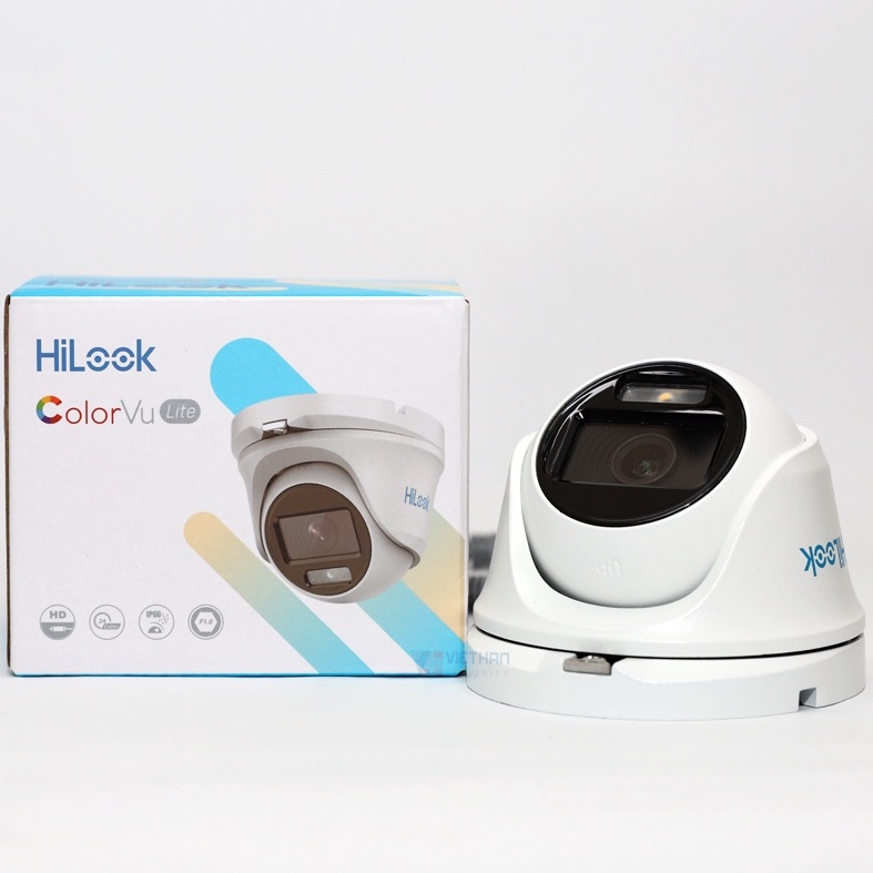 Camera Dome HD-TVI COLORVU 2.0 Megapixel HILOOK THC-T129-P - Hàng chính hãng