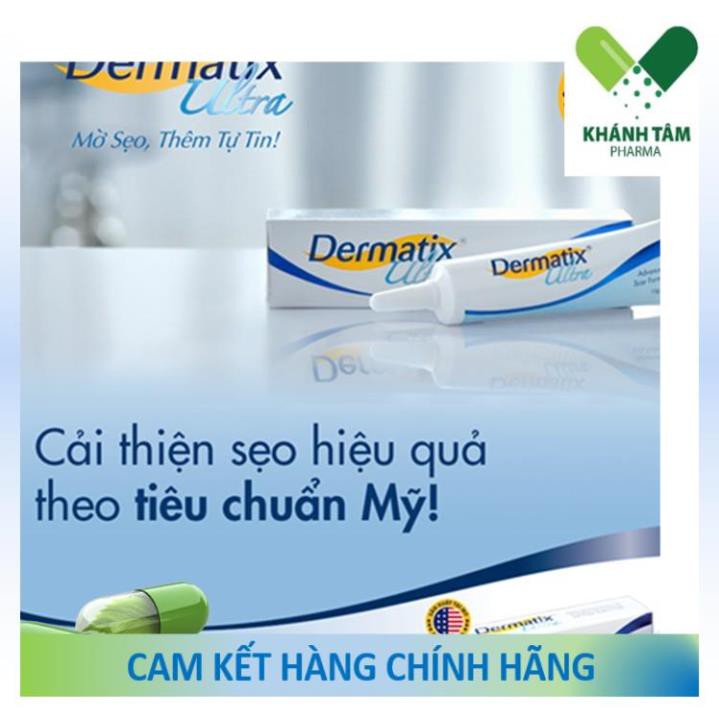 Gel sẹo Dermatix Ultra (Tuýp 2g, 7g, 15g) [Dematix, dematis, dermatis] _Khánh Tâm