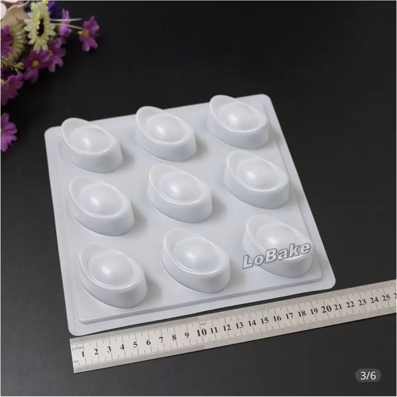 Khuôn thỏi vàng nhựa làm rau câu -thạch -đổ sô-cô-la -bánh dẻo