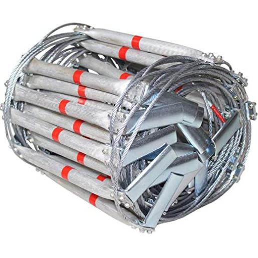 THANG DÂY THOÁT HIỂM NHÀ CAO TẦNG 20M(KẾT CẤU CÁP THÉP)
