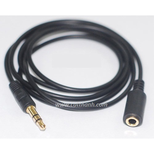 Dây nối dài dây loa tai nghe jack 3.5 chiều dài 1,2m hàng chất lượng giá tốt