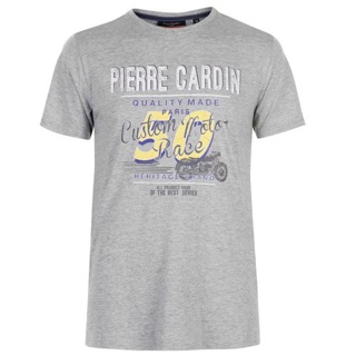 {Xả kho lỗ nghỉ bán} Áo thun Pierre Cardin Grey Marl hàng UK chỉ còn sz L