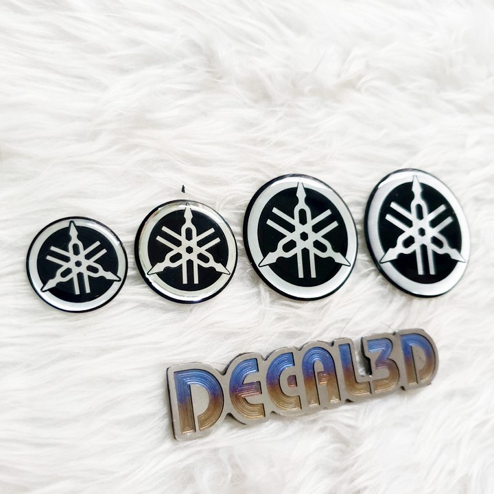 LOGO TRÒN YAMAHA NHỰA DẺO NHIỀU SIZE HÀNG CAO CẤP SIÊU NÉT