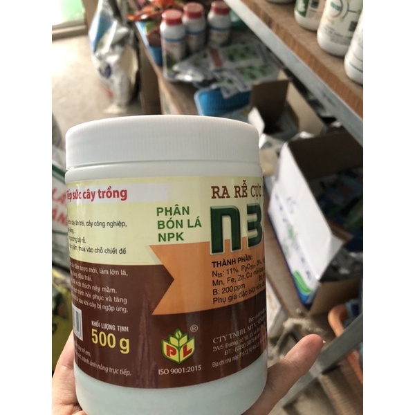 Phân bón kích thích ra rễ N3M 500g đăc biệt cho Mai, hoa kiểng
