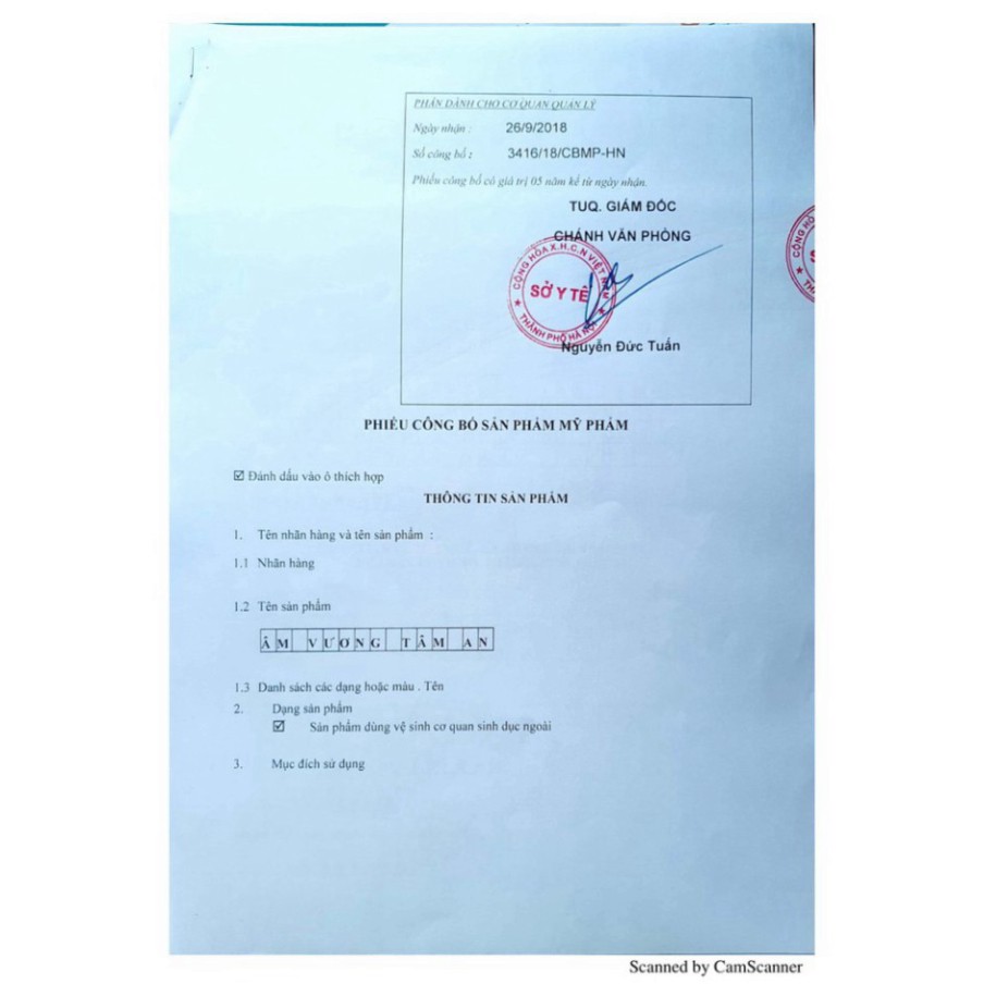 Bột Phụ Khoa Tâm An Khang 6in1 CHÍNH HÃNG