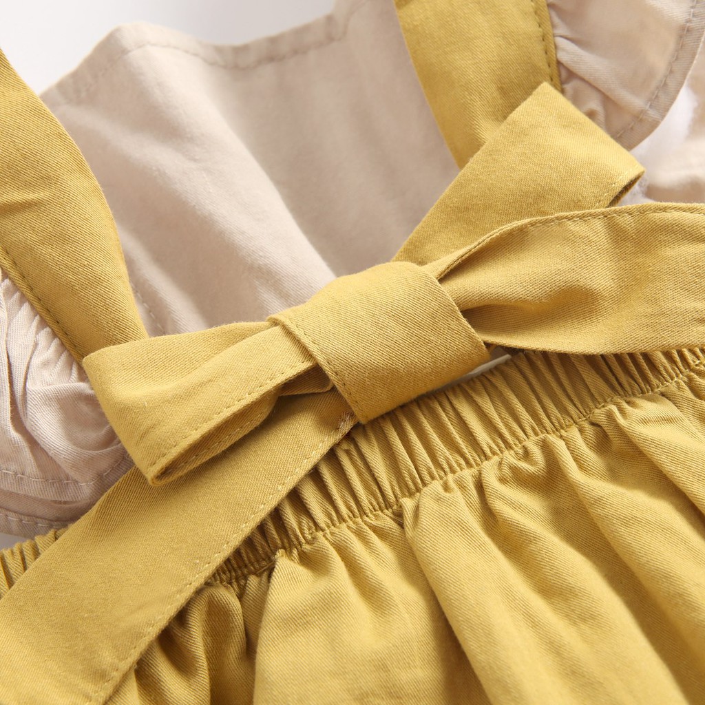 Áo liền quần ngắn Sanlutoz phong cách mùa hè cho bé gái