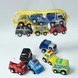Set 6 xe oto mini cho bé