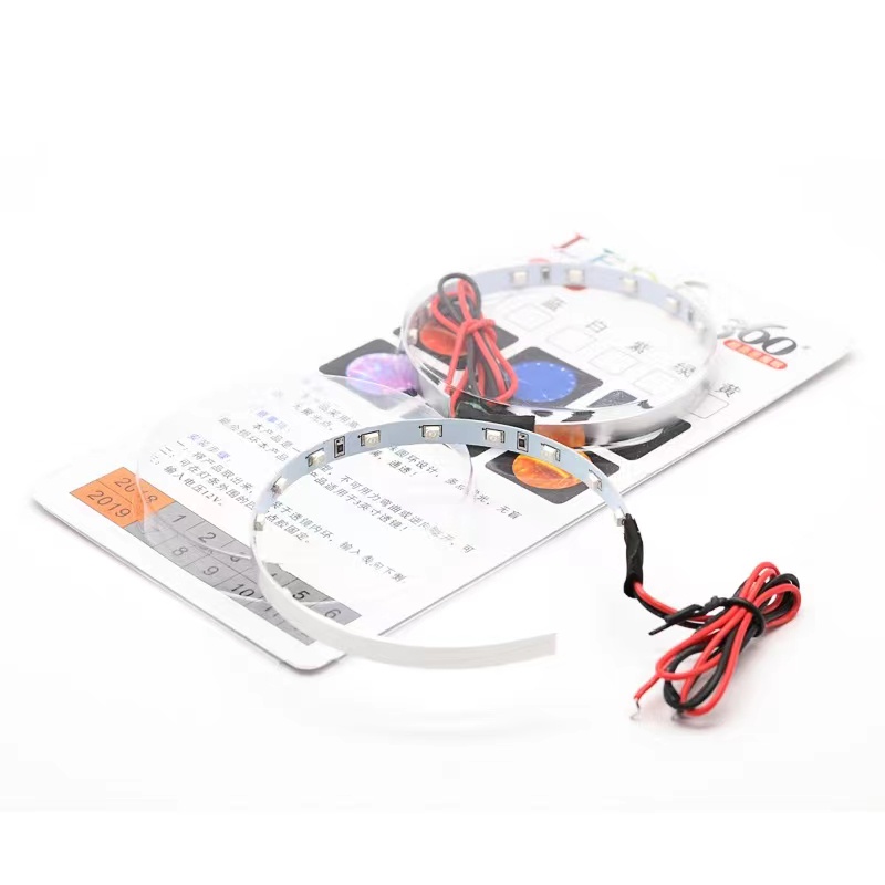 Bộ 2 Đèn LED Vòng Halo DC12V 2.5-3.0 Inch Phá Sương Mù Cho Xe Hơi