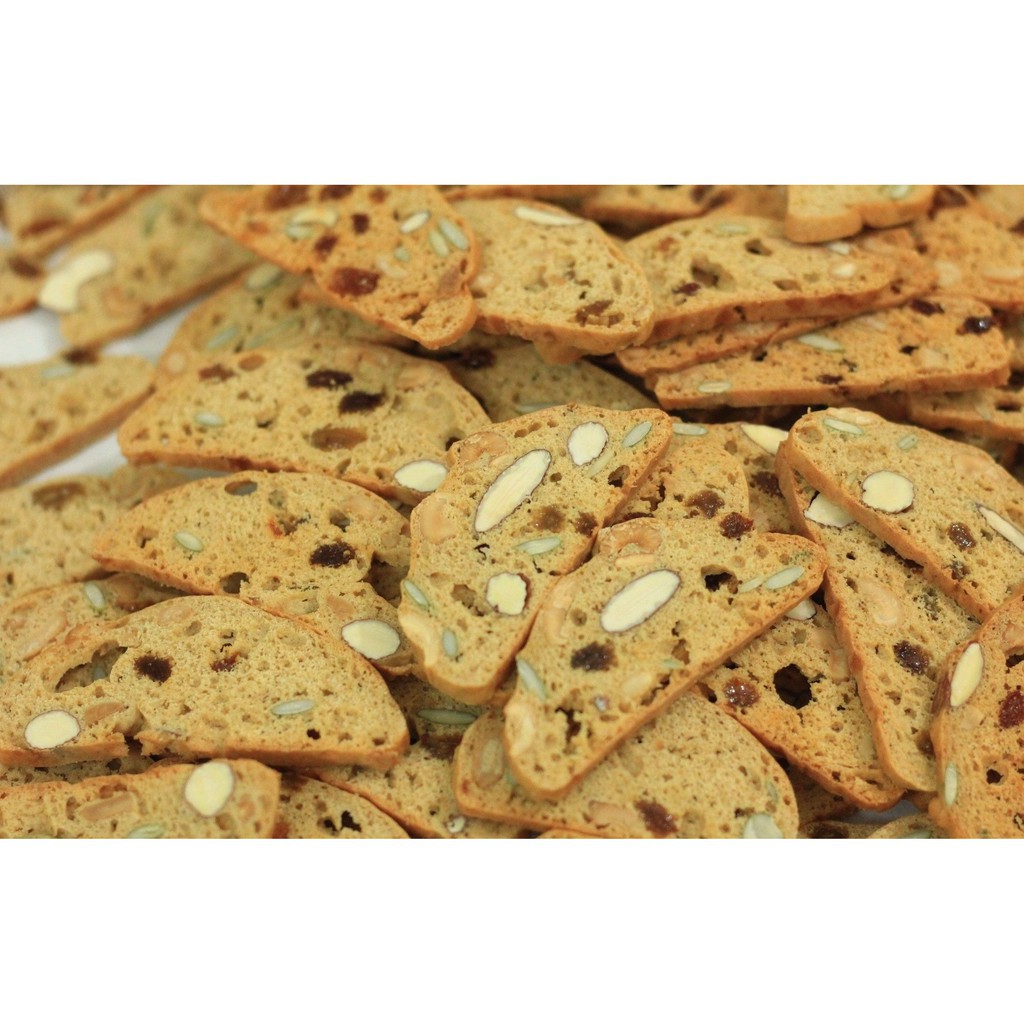 Bánh Biscotti Mix BakerBaking Eat clean Healthy, giảm cân 100g