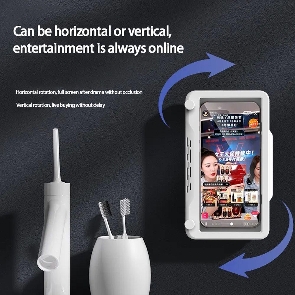 Giá Đỡ Điện Thoại Gắn Tường Tự Dính Xoay 360 Độ Tiện Dụng° Ốp Điện Thoại Màn Hình Cảm Ứng Có Thể Xoay Được