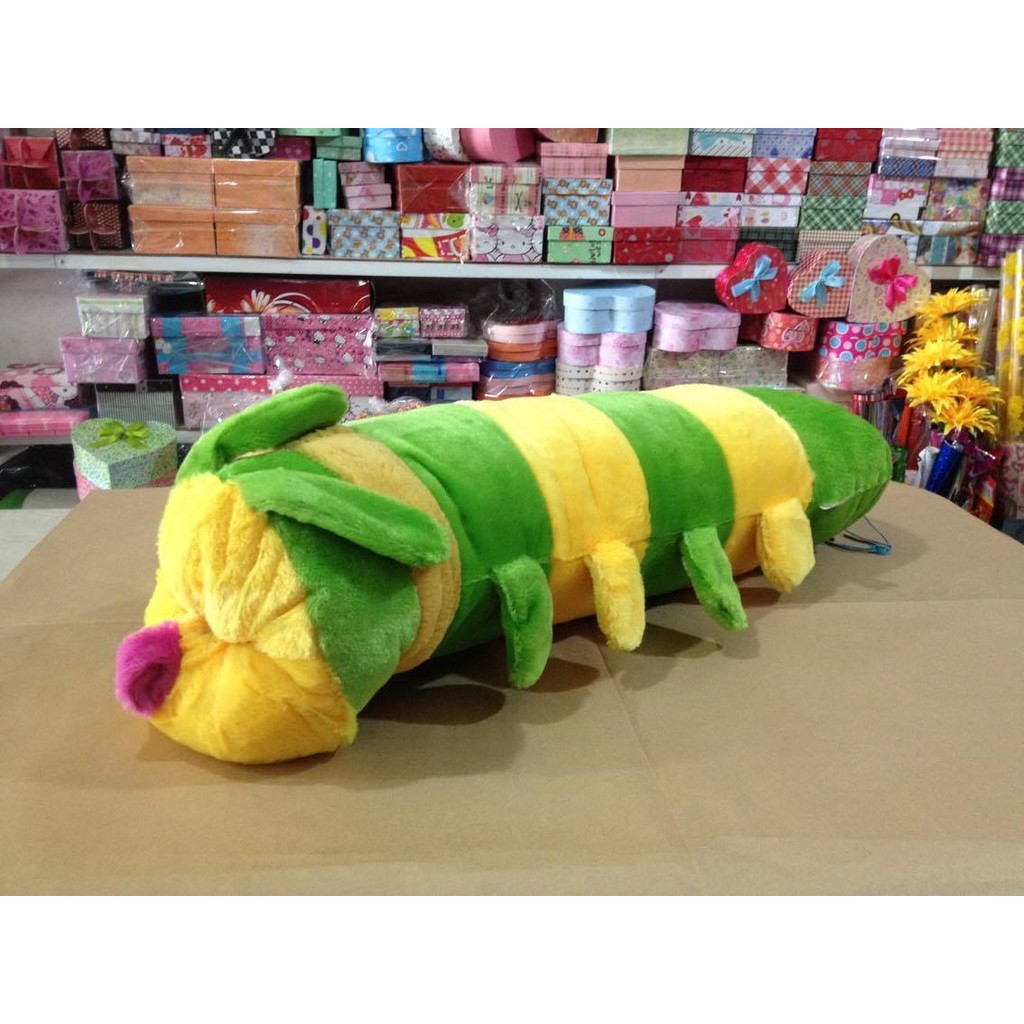 Thú bông sâu gối ôm:45cm:75k - 70cm: 120k