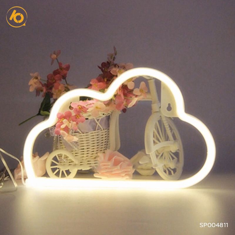 Đèn trang trí nhiều hình, Đèn led Neon light ánh sáng long lanh