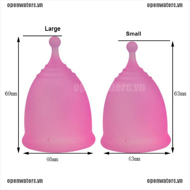Cốc nguyệt san bằng silicon mềm tái sử dụng được tiện lợi
