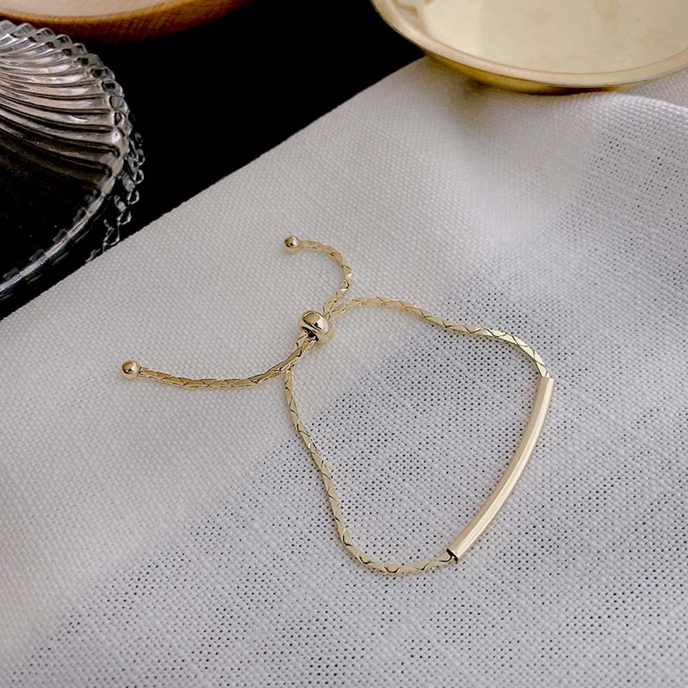 Vòng Đeo Tay Dạng Kéo Có Thể Điều Chỉnh Phong Cách Hàn Quốc Thanh Lịch Cho Nữ Back2Li