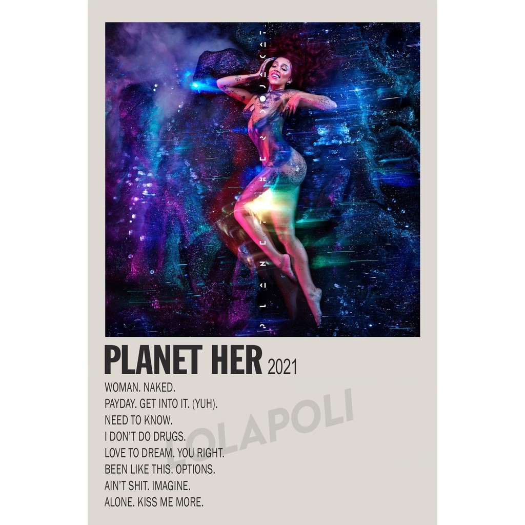 Tấm áp phích in hình Album Planet Her - Doja Cat