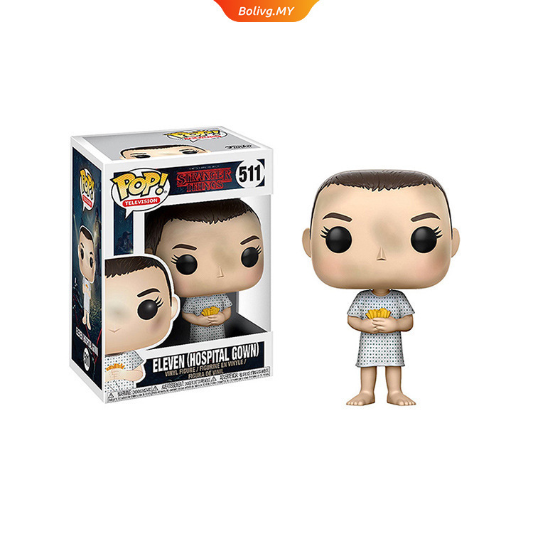 Funko Pop! 《Stranger Things》 Móc Khóa Eleven Demogorgon Battleeven 421 428 511 826 Bằng Vinyl Hình Búp Bê