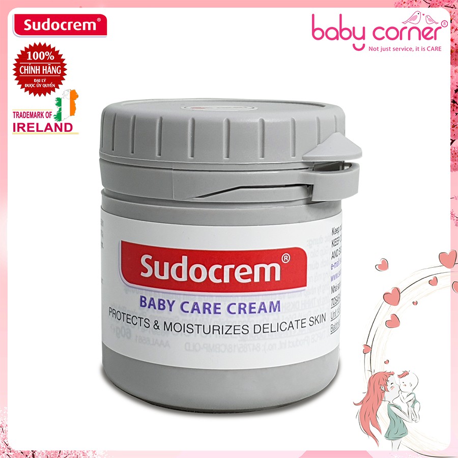 KEM CHỐNG HĂM TÃ VÀ DƯỠNG DA SUDOCREM 60g CHO BÉ