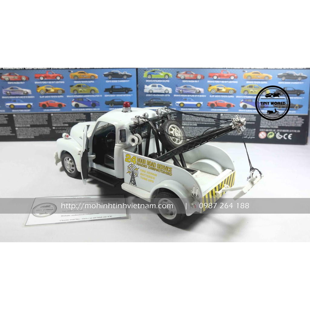 Mô hình ô tô Chevrolet 3100 Tow Truck Wrecker 1953  1:24 Welly
