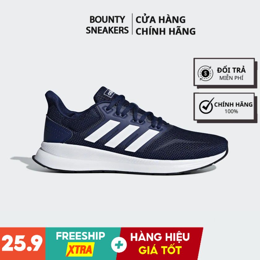Giày adidas nam chính hãng Runfalcon "Navy" F36201 - Bounty Sneakers
