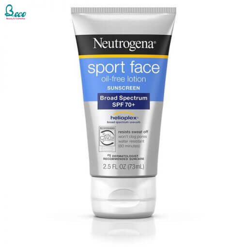 Kem Chống Nắng Neutrogena Sport Face Oil-Free Lotion SPF 70+