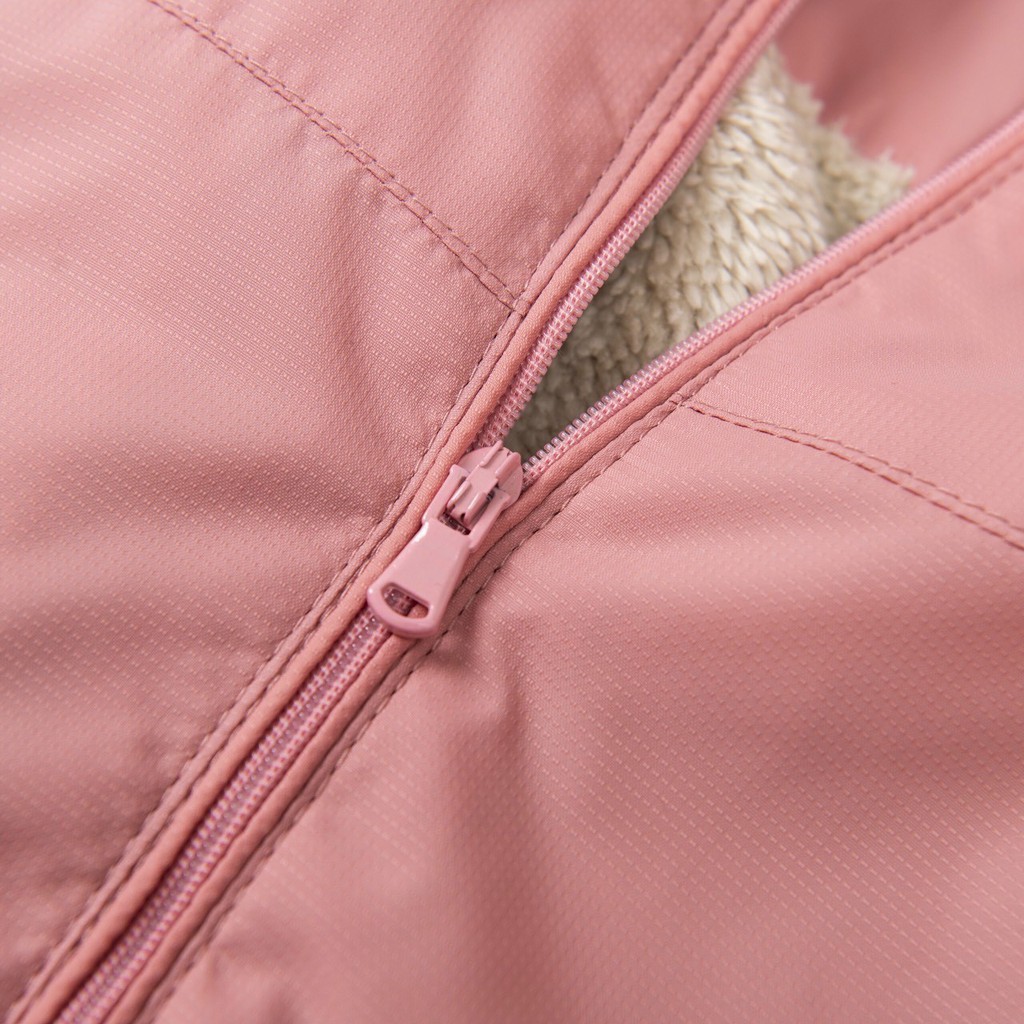 Áo gió nữ lót lông cừu cao cấp, giữ ấm cơ thể, chắn gió, chống nước, siêu tiện dụng | BigBuy360 - bigbuy360.vn