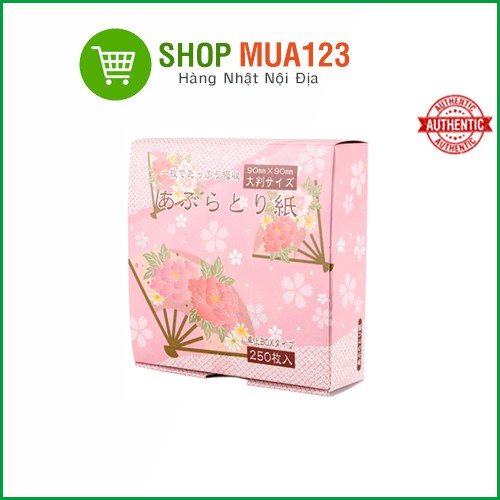 Set 250 tờ giấy thấm dầu mặt Nhật nội địa