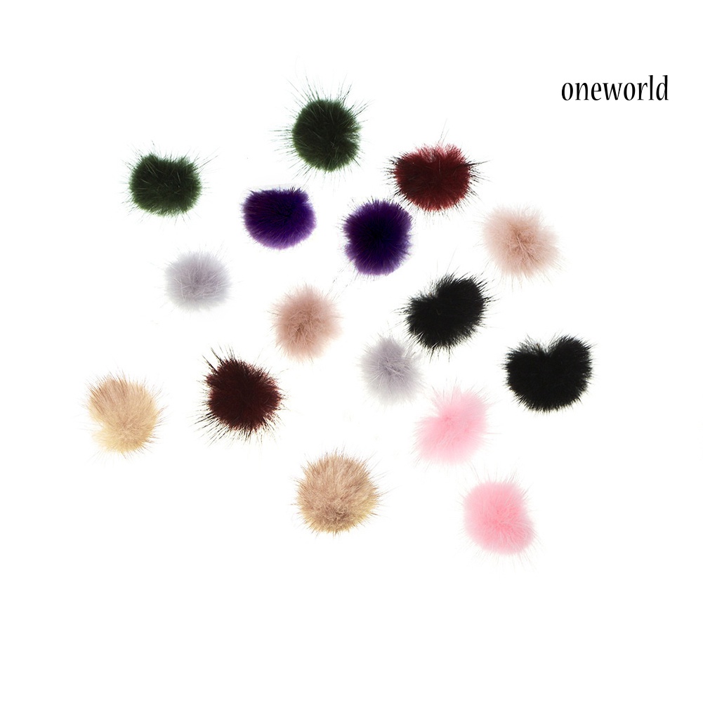 Khuyên Tai Gắn Trang Trí Quả Cầu Lông Xù Thời Trang Dành Cho Nữ